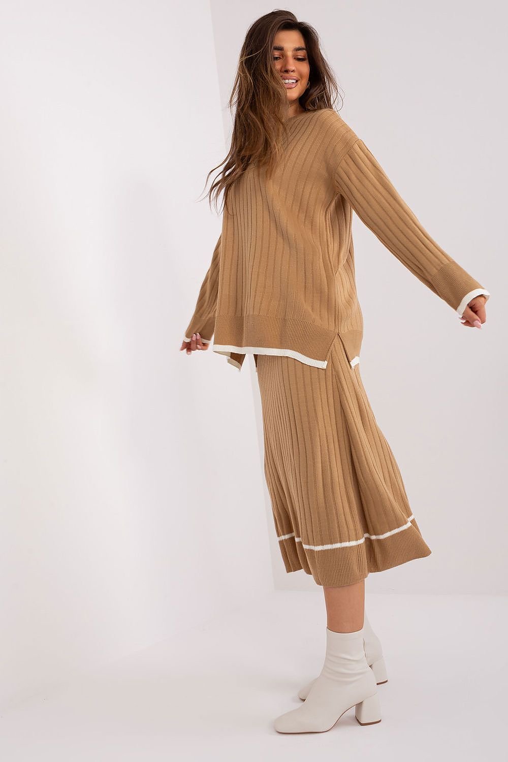 Color Block Knit Set - Ben Valor