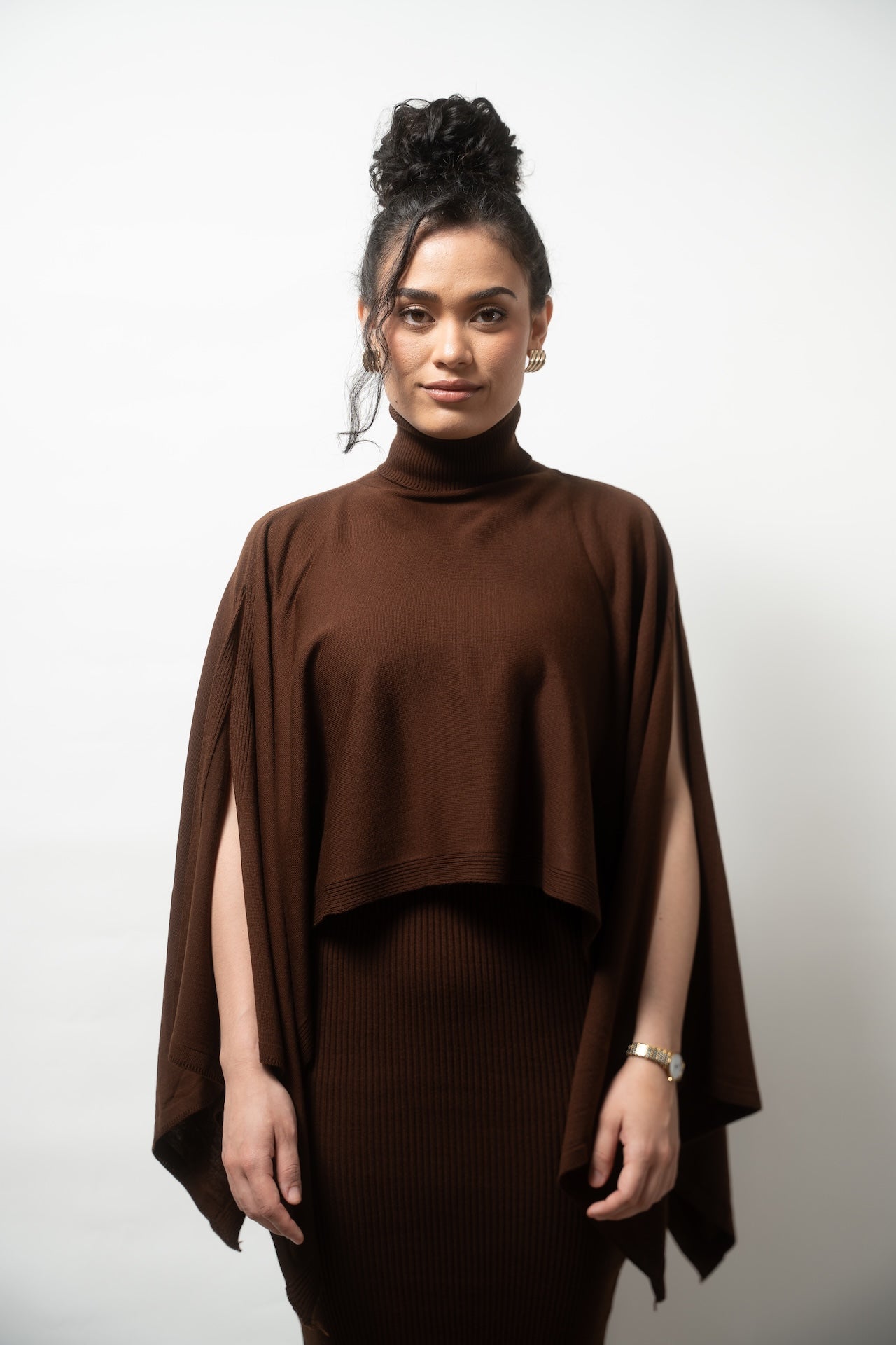Knitted Batwing Dress Set - Bells of Valor