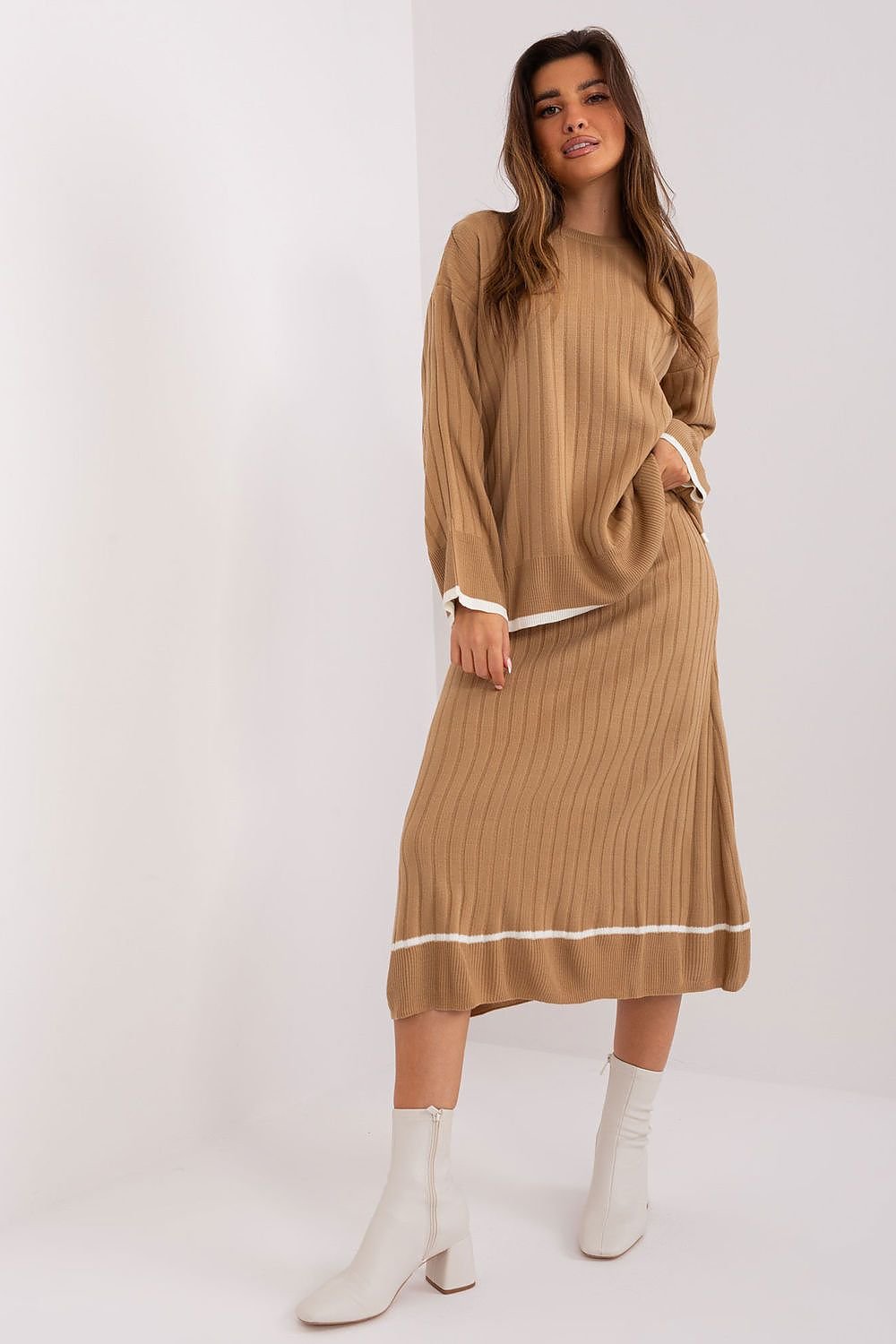 Color Block Knit Set - Ben Valor