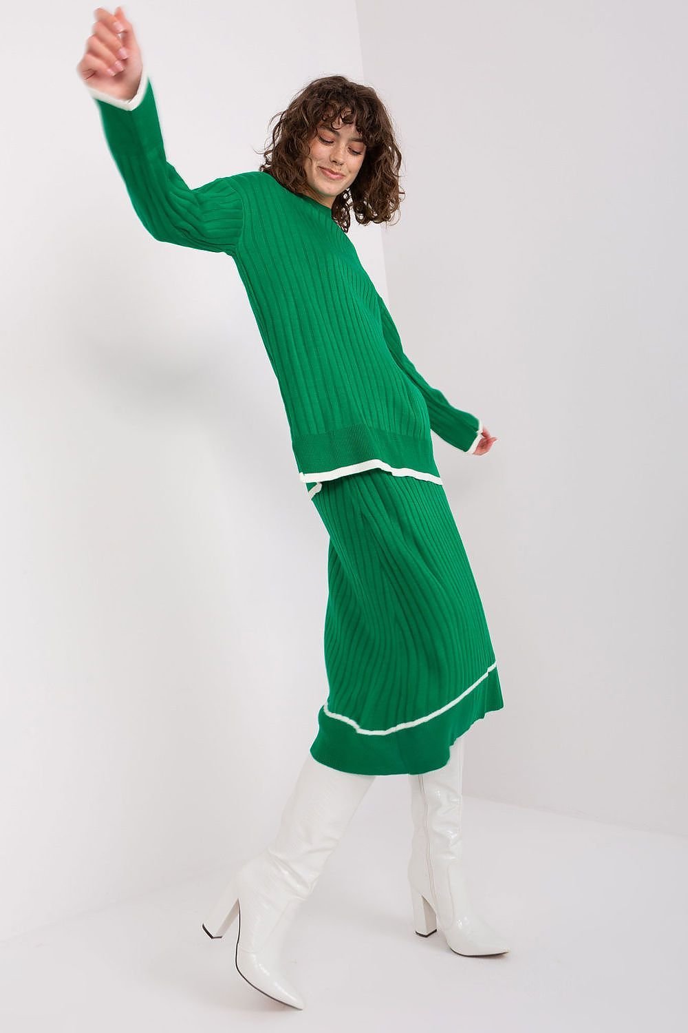 Color Block Knit Set - Ben Valor