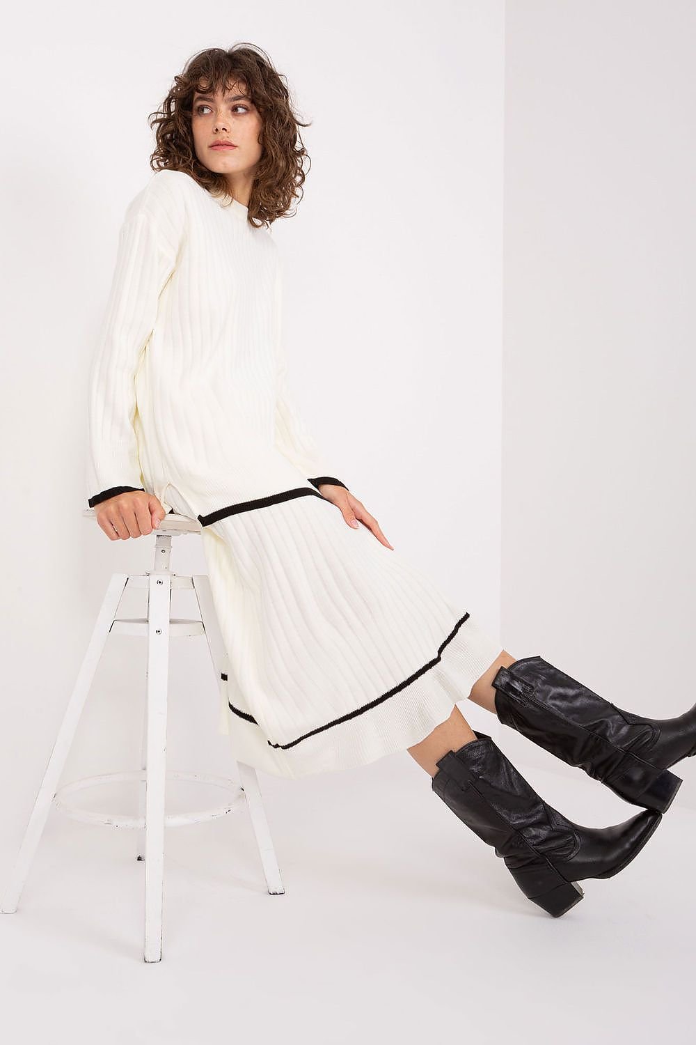 Color Block Knit Set - Ben Valor