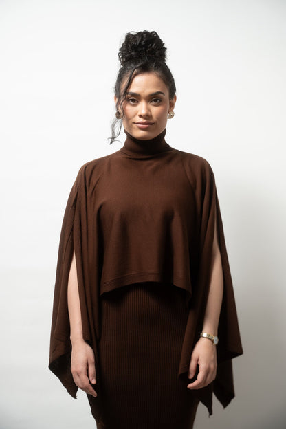 Knitted Batwing Dress Set - Bells of Valor