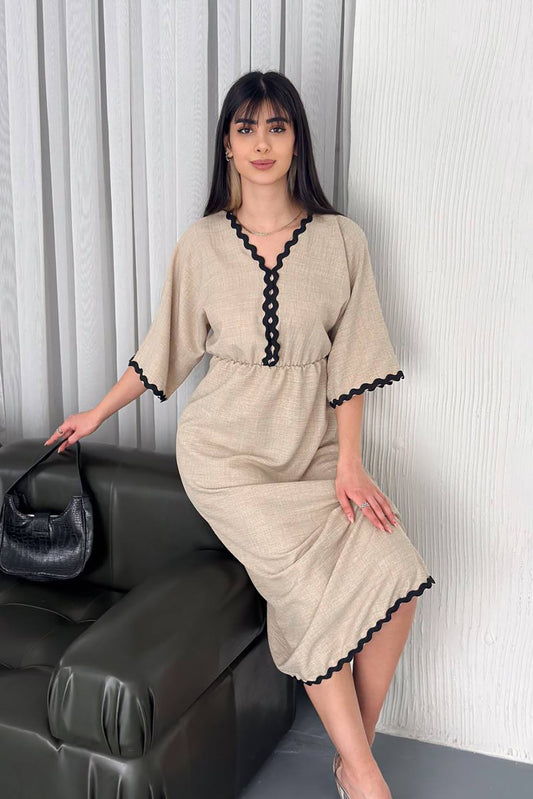 Riviera Linen Dress - Ben Valor