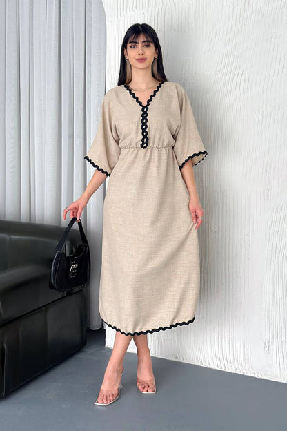 Riviera Linen Dress - Ben Valor